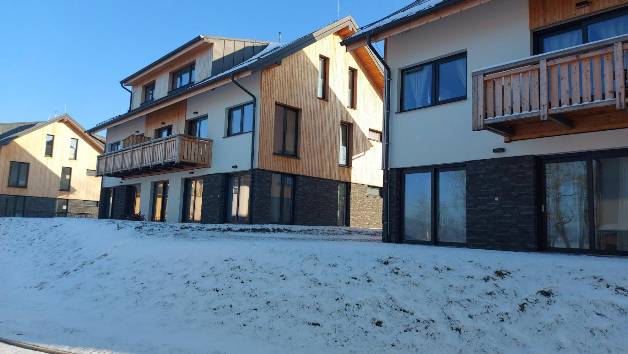 Lipno Apartments Bergmax, Ski Areal Lipno 16Min Dojezd - Resort Male Lipno S Terasou A Zahradkou, Parking Free Černá v Pošumaví Exterior foto